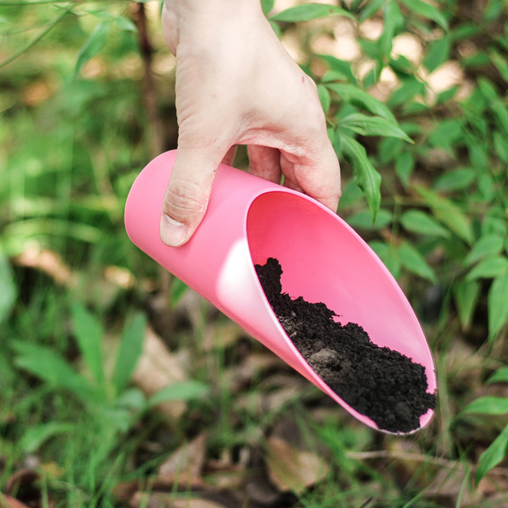 Soil Scoop Tool - 5Pcs Multipurpose Soil Shovel Ergonomic Lightweight