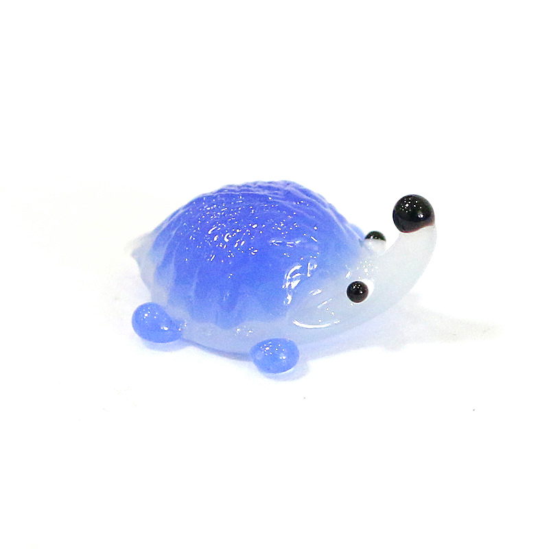 Handmade Mini Glass Hedgehog F - Japan Bonsai Garden のレビューと価格