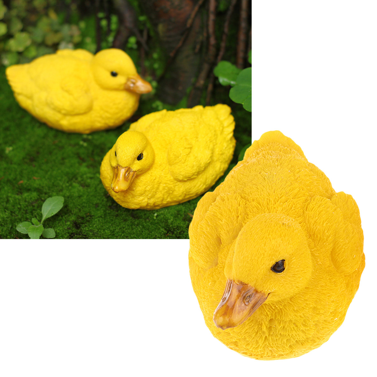 1Pair Yellow Duck Decoration R - Bonsai Garden With Pond のレビューと価格