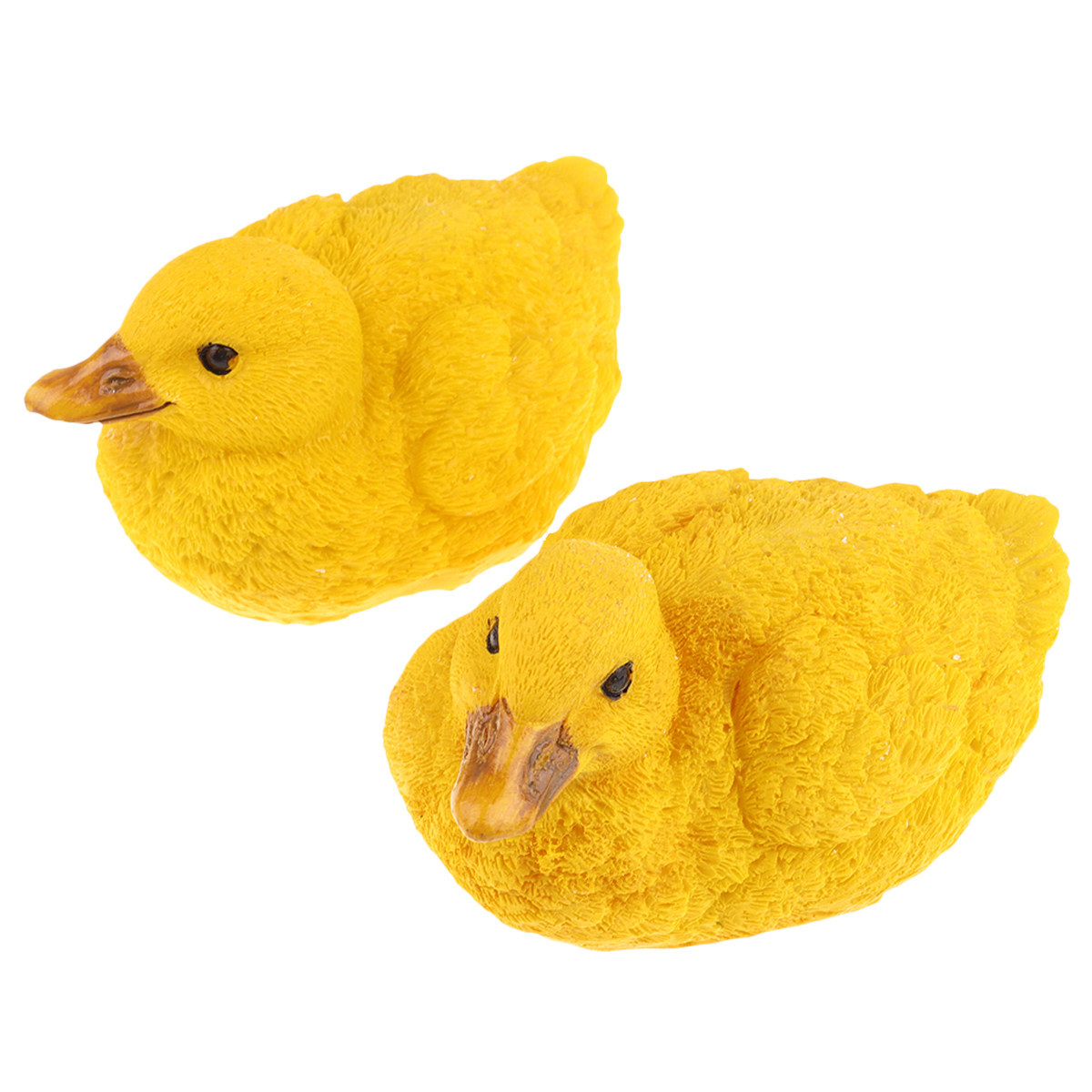1Pair Yellow Duck Resin Decora - Bonsai Garden With Pond のレビューと価格