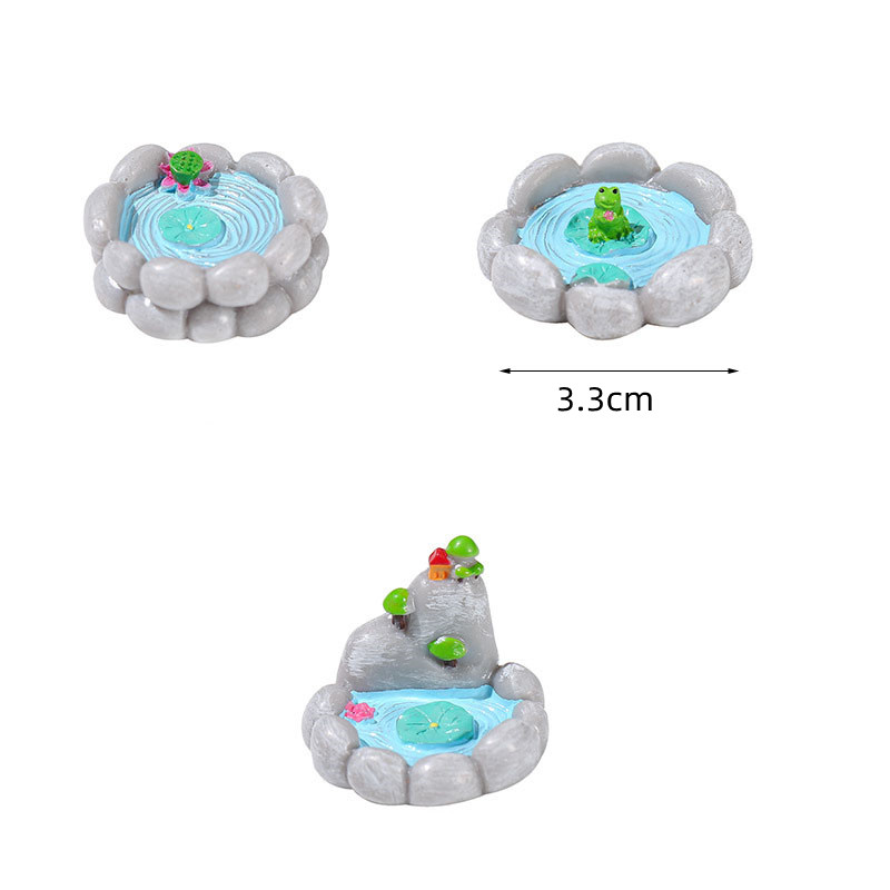 3pc Artificial Pool Model Pond - Bonsai Garden With Pond のレビューと価格