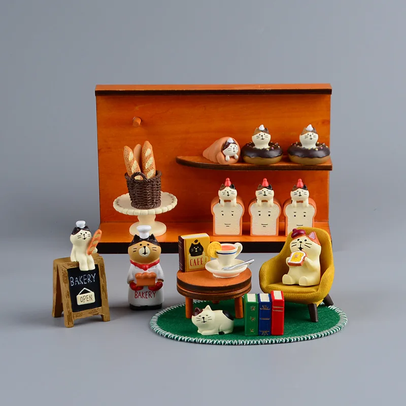 Zakka Style Cartoon Cat Bread  - Japan Bonsai Garden のレビューと価格