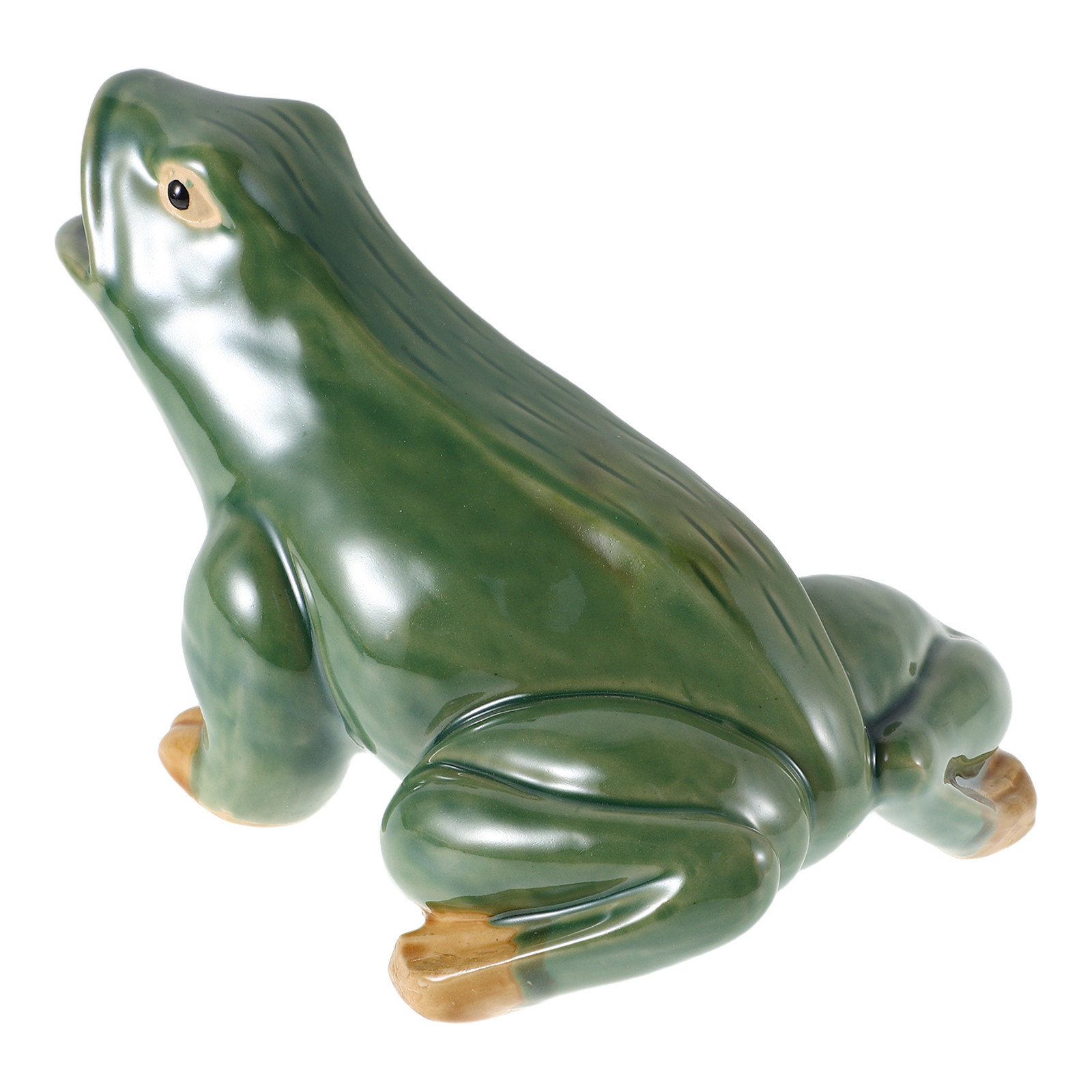 Ceramic Frog Open Mouth Water  - Bonsai Garden With Pond のレビューと価格
