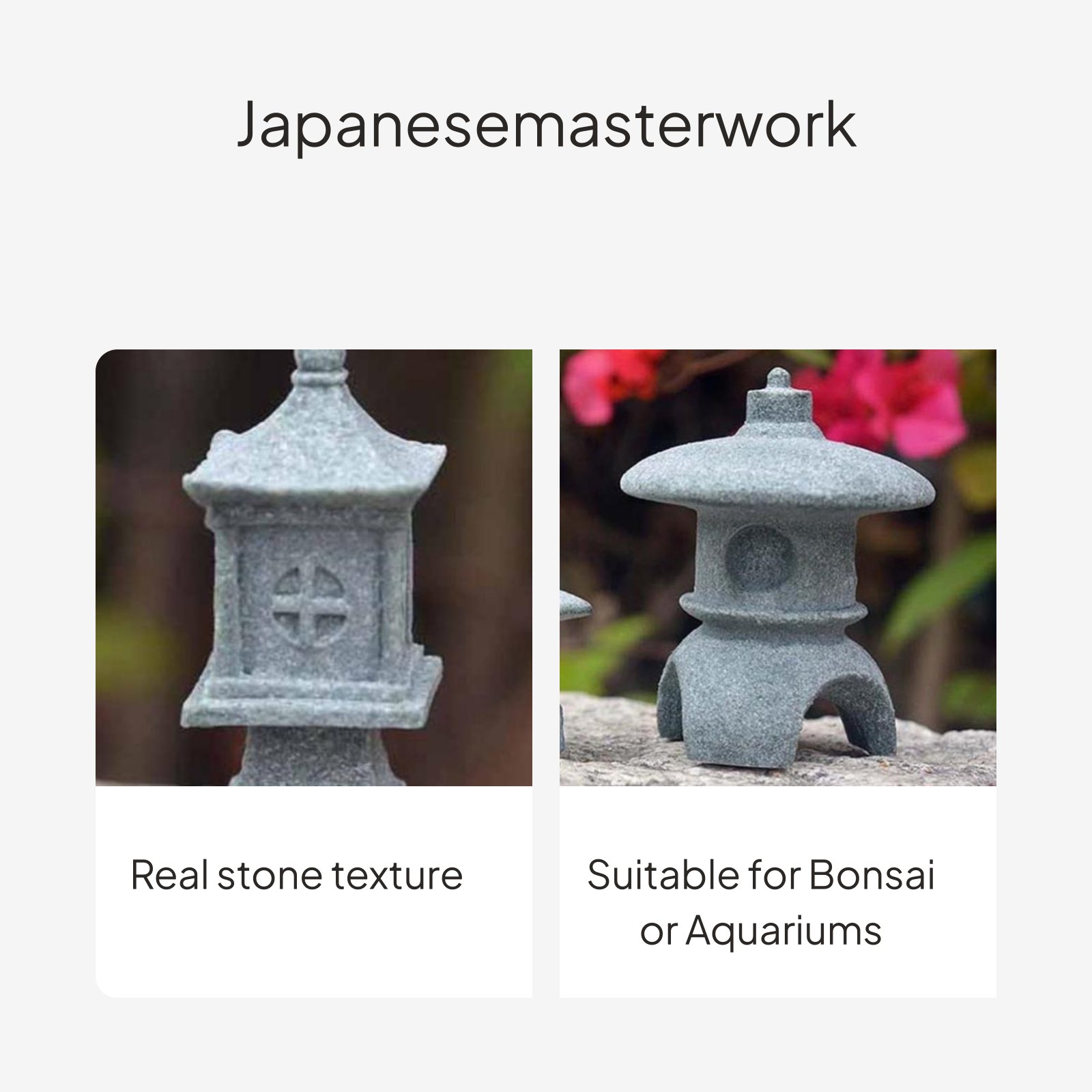Japanese Sandstone Lantern Gar - Japan Bonsai Garden のレビューと価格