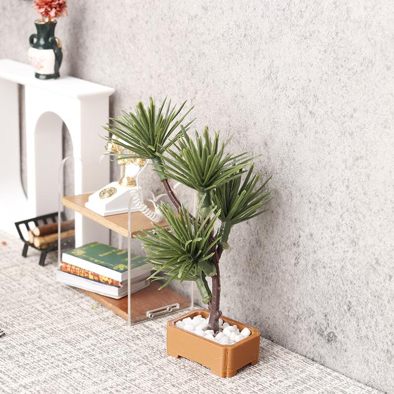 1Pcs 1/12 Dollhouse Simulation - Bonsai Garden Tree のレビューと価格