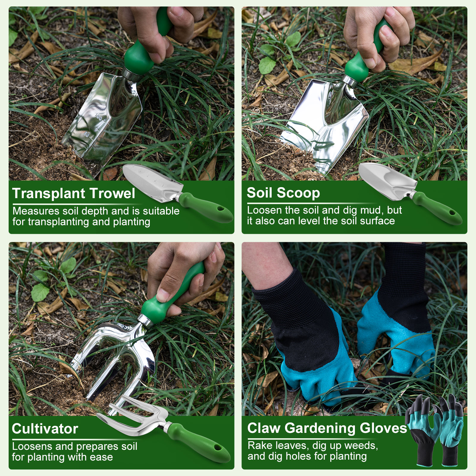 Goture Gardening Tools Set Inc - Soil Scoop Tool のレビューと価格