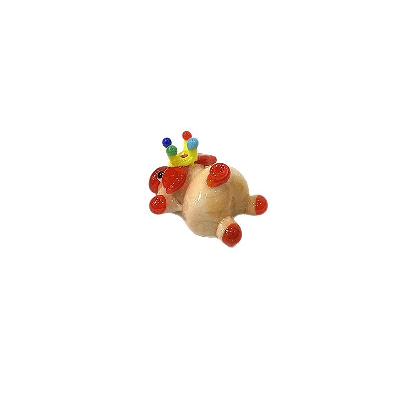 Cute Mini Glass Pig Figurine - - Japan Bonsai Garden のレビューと価格