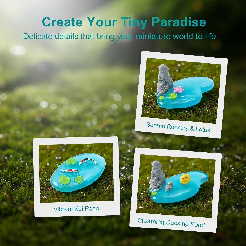 Mini Resin Pond Ornaments With - Bonsai Garden With Pond のレビューと価格