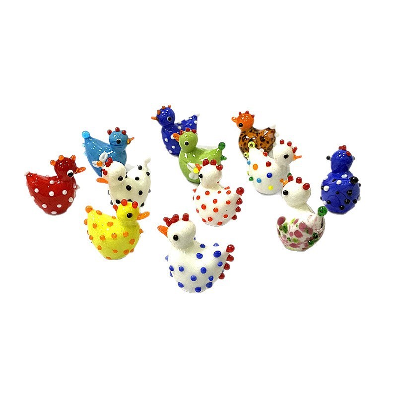 2PCS Handmade Cute Glass Chick - Japan Bonsai Garden のレビューと価格