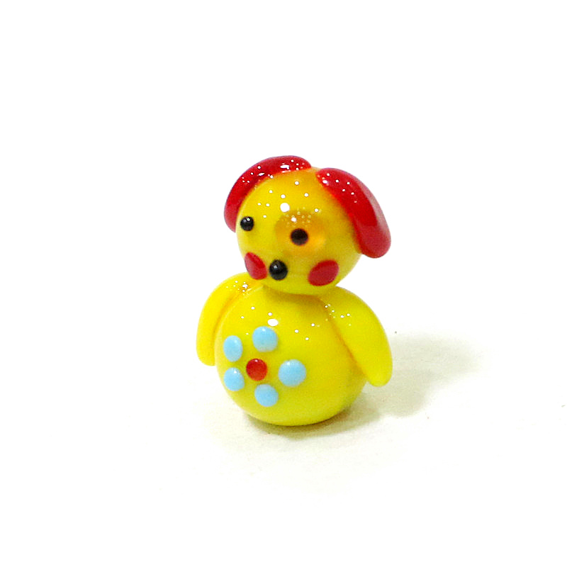 Cute Handmade Mini Glass Dog F - Japan Bonsai Garden のレビューと価格
